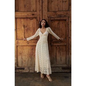 Anthropologie | Dresses | Anthropologie By Timo Crochet Maxi Dress 64 |  Poshmark